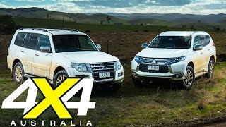 Mitsubishi Pajero vs Pajero Sport  Road test  4X4 Australia [upl. by Ahset]