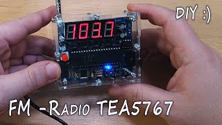 ⚡ Digital FM Radio TEA5767 DIY ⚡ Kit набор для сборки цифрового радиоприемника [upl. by Alic]