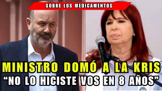 Sturzenegger DOMÓ a Cristina por su chicana sobre la desregulación de medicamentos  ASN [upl. by Yebloc]