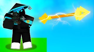 NEW ARROWS  INFINITE DAMAGE in Roblox Bedwars [upl. by Ruenhs26]