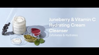 Alpyn Juneberry amp Vitamin C Hydrating Cream Cleanser Remove Dirt Oil amp Makeup Soft amp Smooth Skin [upl. by Adali140]