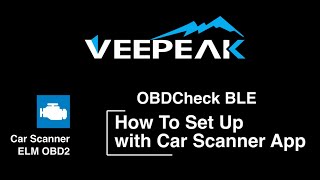 How To Use OBDCheck BLE with Car Scanner ELM OBD2 [upl. by Lemay136]