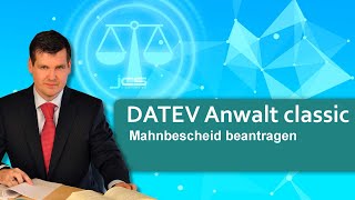 DATEVAnwalt classic und Zahlungen Mahnbescheid beantragen [upl. by Golightly]