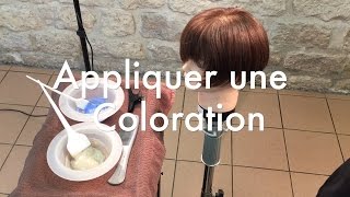 Coloration cheveux les bases de lapplication [upl. by Wilfred]