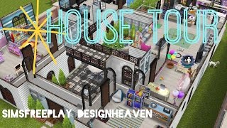 Sims Freeplay House Tour  Family Mansion [upl. by Zohar]