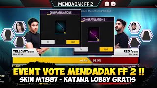 CARA DAPAT SG2 GRATIS M1887 PELURU SUCI amp SKIN KATANA LOBI EVENT MENDADAK FF 2 [upl. by Assirehc]