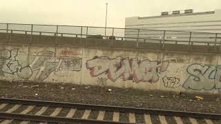 Amtrak Northeast Regional train arriving into Trenton NJ [upl. by Ines]