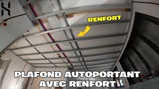 Rénovation Épisode 2  Plafond autoportant avec Renfort [upl. by Aynotan]