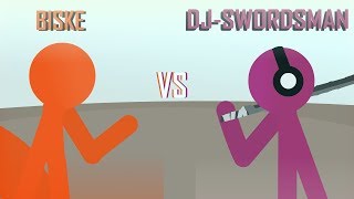 Dojo Duel  Biske vs DJSwordsman by Fox [upl. by Armallas]