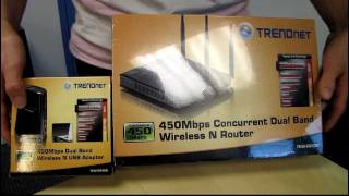 Trendnet TEW692GR 450Mbs Concurrent Wireless N Router Unboxing amp First Look Linus Tech Tips [upl. by Harmonie849]