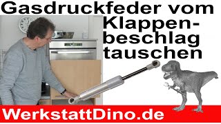 Küchen Klappe Gasdruckfeder Klappenbeschlag wechseln [upl. by Lac175]