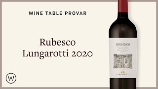 Wine Table provar Rubesco Lungarotti 2020 [upl. by Danuloff]