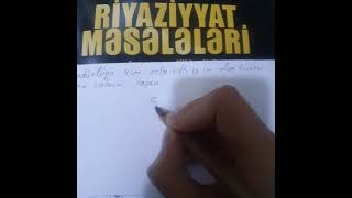 Buraxılış sualı buraxilisimtahani math imtahan exam riyaziyyat [upl. by Yance]