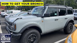 2023 Ordering Update  How to Get Your Ford Bronco [upl. by Neddie]