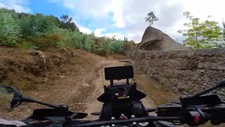 CFMOTO 450MT CURVINHAS E OFFROAD CF Moto IBEX 450 ride  Exhaust sound SOM DO ESCAPE [upl. by Pip]