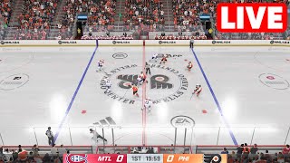 NHL LIVE🔴 Montreal Canadiens vs Philadelphia Flyers  10th January 2024  NHL Full Match  NHL 24 [upl. by Einberger]