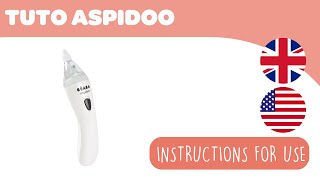 BEABA  Instructions for use  nasal aspirator Aspidoo [upl. by Lodovico381]