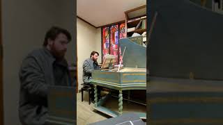 French double manual harpsichord after Tibaut [upl. by Aretak]