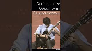 Amin toofani true guitar lover 🤩🤩guitarist love  music [upl. by Ardnola]