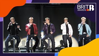 Westlife  Uptown Girl Live at The BRITs 2001 [upl. by Amla403]