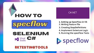 SpecFlow NET  SetUp  Selenium WebDriver CSharp [upl. by Anilorak904]