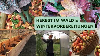 Selbstversorger im Herbst  So bereiten wir uns auf den Winter vor  Horror im Hochbeetgarten [upl. by Euqirrne]