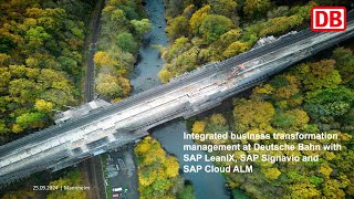 Integrated business transformation management at DB with SAP LeanIX SAP Signavio and SAP Cloud ALM [upl. by Eentruok]