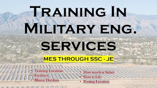 Training in Military Engineer Services SSC JE  Life amp Training  MES IndoRail [upl. by Llerehc]