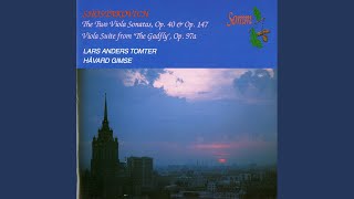 The Gadfly Suite Op 97a arr V Borisovsky for viola and piano  VIII Romance [upl. by Yatnuhs465]