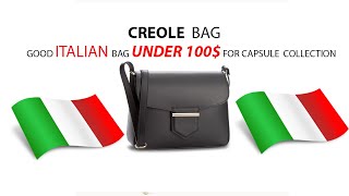 Creole Italian Bag Cheap but Premium quality review [upl. by Lucas]