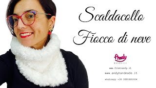 TUTORIAL SCALDACOLLO FIOCCO DI NEVE FERRI TRADIZIONALI ANDY HANDMADE [upl. by Analra]