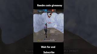 Reedm code giveaway 🎁✨ freefire  raistar amitbhai ajjubhaifreefire  ajjubhai gaming short [upl. by Kcirdnek]