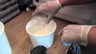 Mixing Polyurethane Foam Liquid [upl. by Edithe]