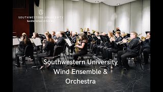 Southwestern University Wind Ensemble amp Orchestra October 19 2024 [upl. by Felicidad236]