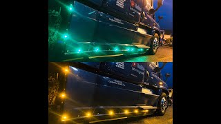 Cascadia GREEN LED SKIRTS kit [upl. by Baras]