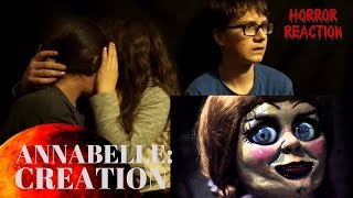 ANNABELLE CREATION  Official Trailer KIDS MOST EPIC REACTION EVER [upl. by Hull]