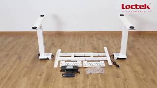 ET203 DualMotor Height Adjustable Desk Installation Video [upl. by Keithley520]