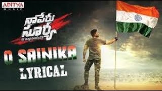 Sainika Full Video Song  Naa Peru Surya Naa illu India Songs  Allu Arjun Anu Emmanuel [upl. by Aohsoj]