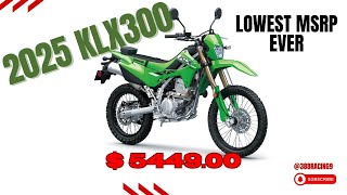 2025 KLX300 Lowest MSRP ever and a Trail Ride [upl. by Lauraine]