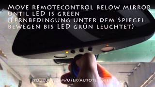 Mercedes Tutorial Homelink  Anleitung für Garagentoröffner Both Versions  Beide Versionen [upl. by Atteuqal]