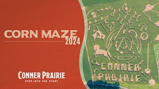 Conner Prairie  Corn Maze Reveal 2024 [upl. by Skippy]