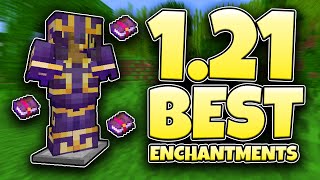 NEW Minecraft 121 Enchantment Guide  Best Enchantments for EVERY Weapon Tool amp Armor [upl. by Norb]