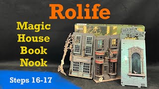 Rolife Magic House Book Nook Steps 1617 [upl. by Rostand928]