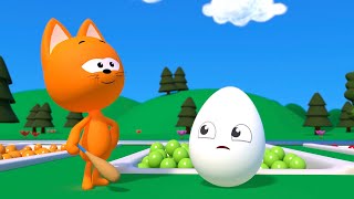 Eggs Colouring  Kote Kitty Games for Babies [upl. by Det]