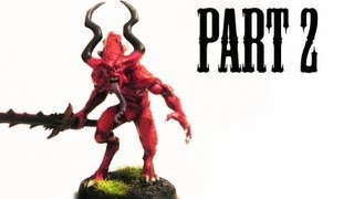 How to paint Bloodletters of Khorne pt2 [upl. by Thill]