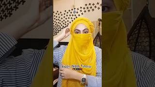 Arabic Niqab TutorialArabic Hijab arabic niqabtutorial hijabtutorial viralshorts ytshorts yt [upl. by Merchant]