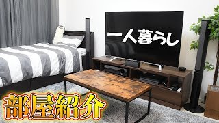 一人暮らし大学生のシンプルな部屋紹介 MyRoomTour家紹介 [upl. by Cissy382]