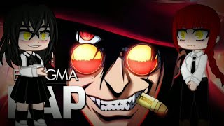 Cavaleiros do Apocalipse Chainsawman reagindo ao rap do Alucard Enygma  Procurar e Destruir [upl. by Eetak]