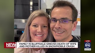 Bluffdale family mourns wife mother killed in snowmobile crash [upl. by Aicilyt447]