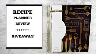 Recipe Planner Review  GIVEAWAY Recollections Planner first impression and walkthrough [upl. by Adelbert804]